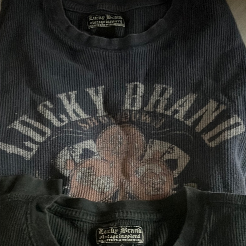Lucky Brand & Tommy Bahama Graphic T-Shirts Bundle Size Large